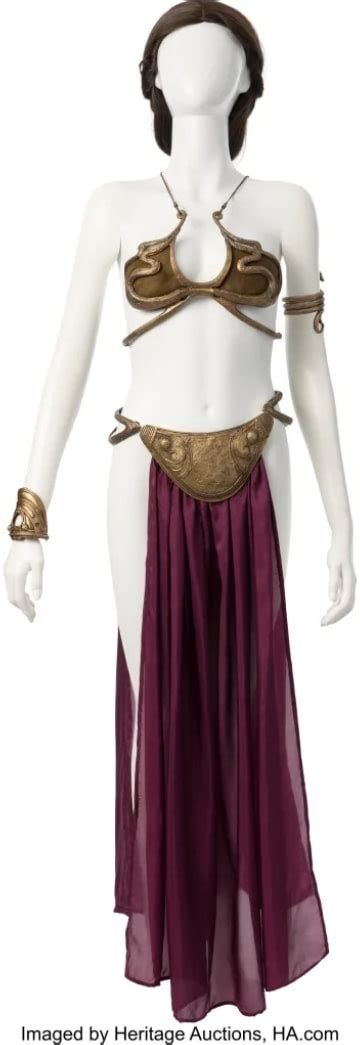 star wars leia bikini|Star Wars : le bikini doré de la princesse Leia vendu à ...